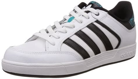 adidas Men's Varial Low, WHITE/BLACK/GREEN, 11.5 M US